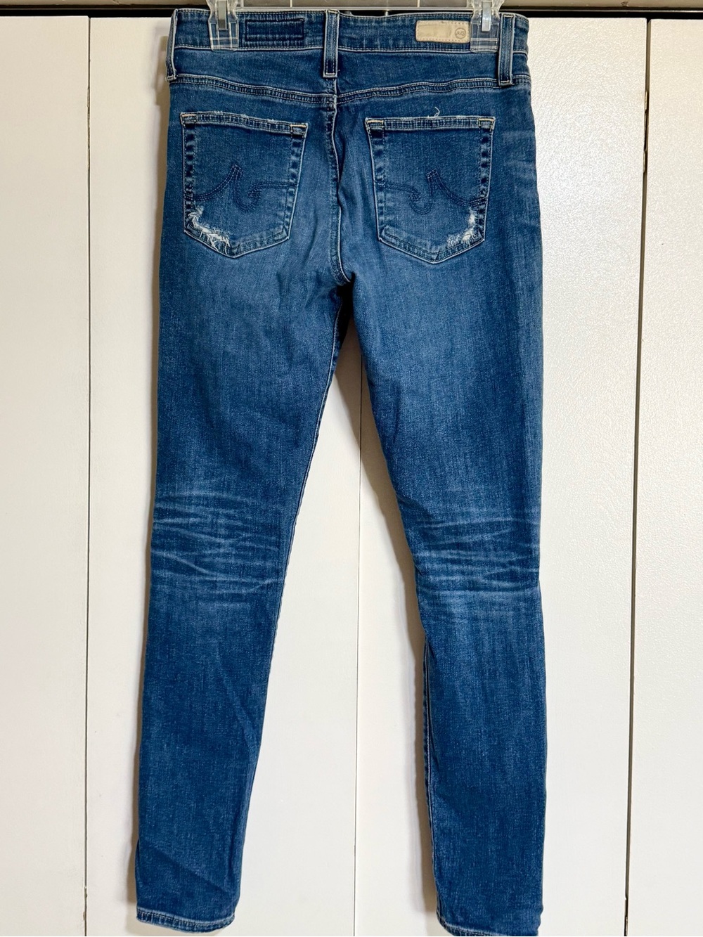 AG Adriano Goldschmied Farrah High Rise Skinny Ankle Jeans Distressed 27R - Picture 10 of 14